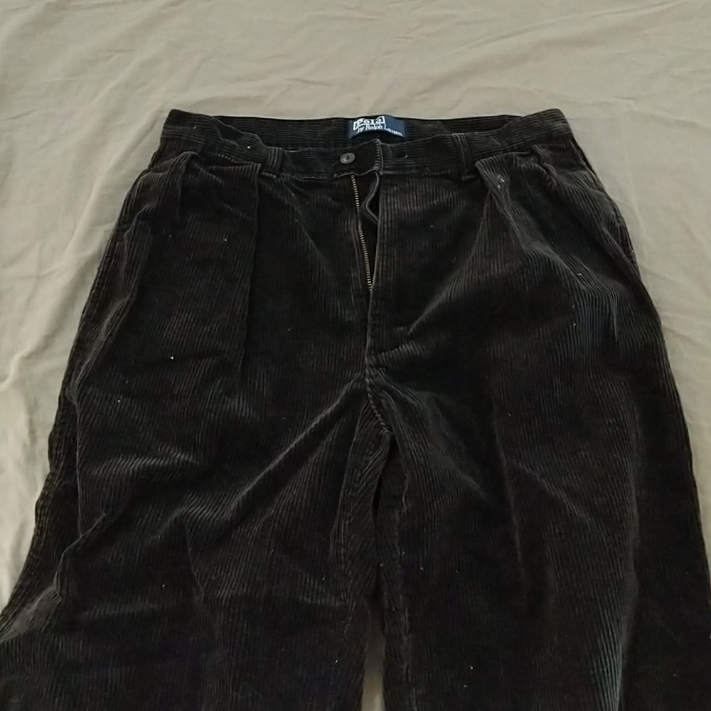 (Sold)Polo Ralph Lauren Corduroy Pants Black 30x32